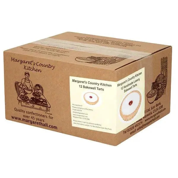 Margaret's Country Kitchen 12 Handmade Luxury Bakewell Tarts (Case of 12) - Honesty Sales U.K