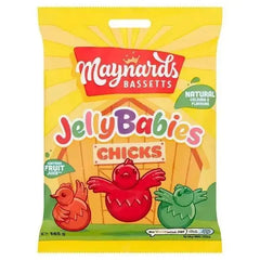 Maynards Bassetts Jelly Babies Chicks Bag 165g (Case of 12)  Adomoo