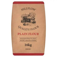 MILLFLOW Plain Flour 16kg  Adomoo