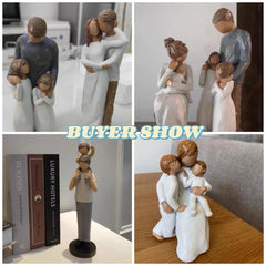 Modern Resin Character Miniature Figurines Home Decoration Accessories Love Gift Desk Decoration Memorial Gift Easter Decoration  Adomoo