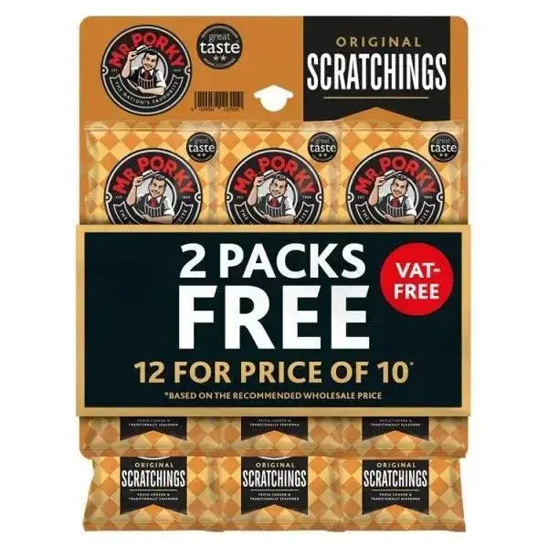 Mr. Porky Original Scratchings 25g  Adomoo