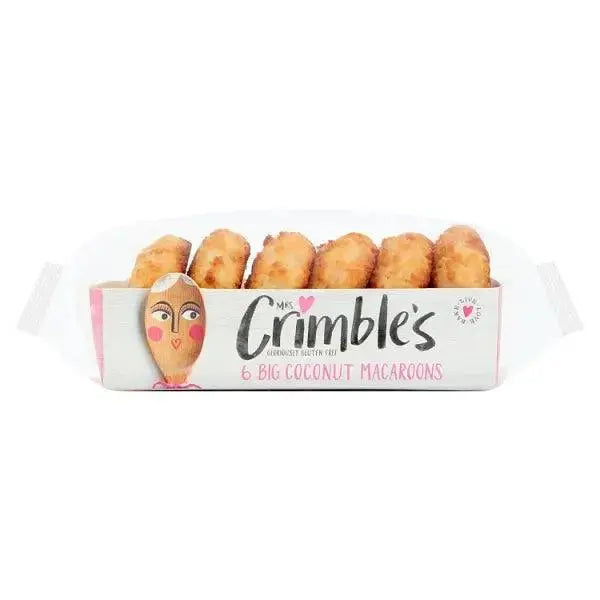 Mrs Crimble's 6 Big Coconut Macaroons 180g (Case of 6)  Adomoo