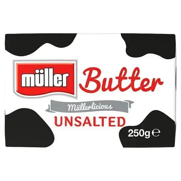 Müller Unsalted British Butter 250g  Adomoo