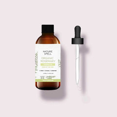 Nature Spell Rosemary Essential Oil 110 ml - Therapeutic Grade 100% Pure & Natural with Dropper  Adomoo