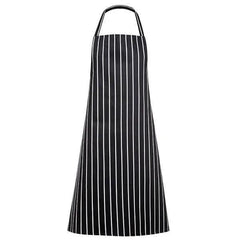 Navy/White Butcher Stripe Bib Apron  Adomoo