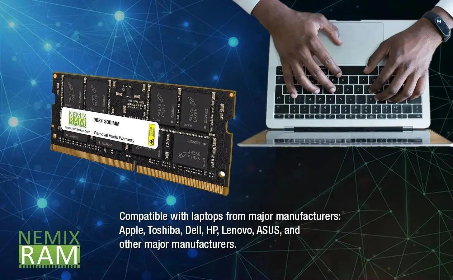 NEMIX RAM 16GB DDR-4 PC4-25600 for PCs – NEW  Adomoo