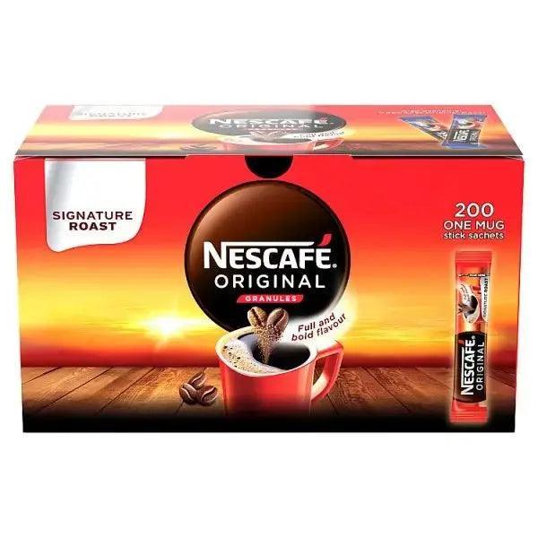 Nescafé Original Granules 200 One Mug Stick Sachets  Adomoo