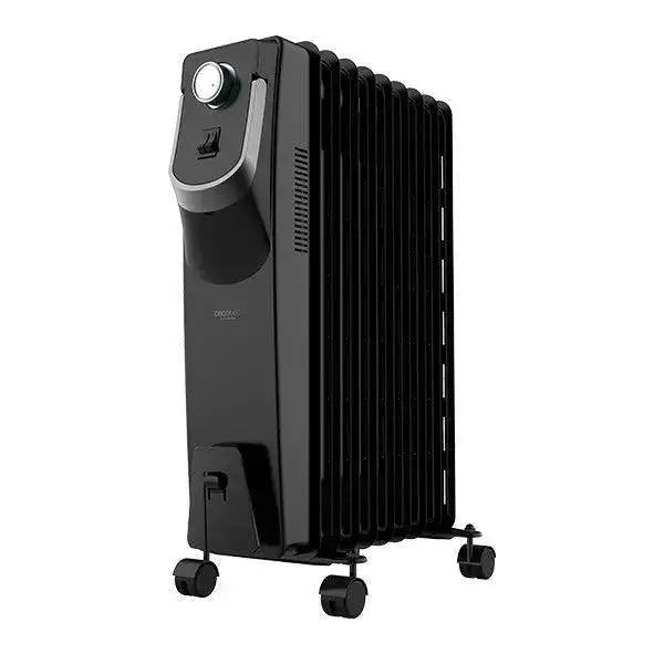 Oil-filled Radiator (9 chamber) Cecotec Ready Warm 5820 Space 360º 2000W Black  Adomoo