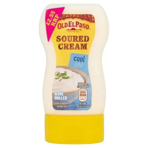 Old El Paso Soured Cream 230g (Case of 4) - Honesty Sales U.K