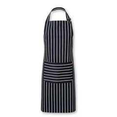 Oliver Harvey Front of House Apron Navy, Navy-White, Grey  Adomoo
