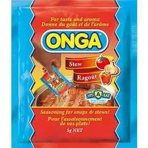 ONGA seasoning (4 Sachets) only the finest ingredients  Adomoo
