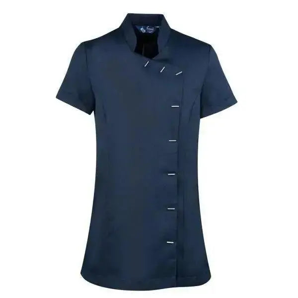 Orchid Beauty and Spa Tunic Black, Blue and Sapphire  Adomoo