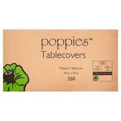 Poppies 250 Flatpack Tablecovers - Honesty Sales U.K