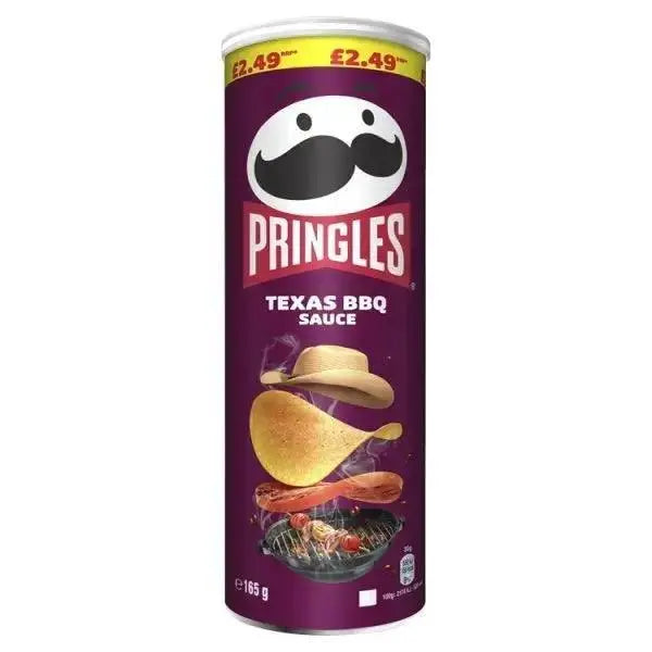 Pringles Texas BBQ Sauce Crisps 165g (Case of 6)  Adomoo