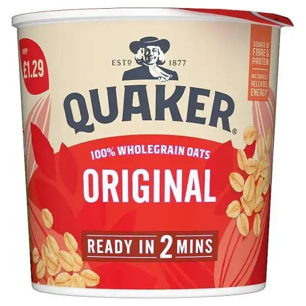 Quaker Oat So Simple Original Porridge Pot 99p PMP 45g (Case of 8)  Adomoo