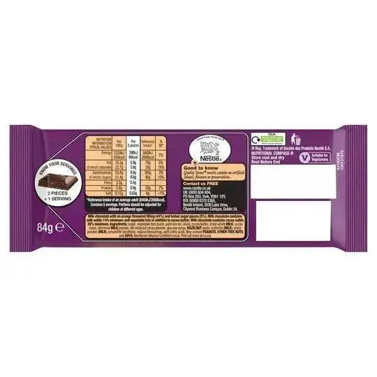 Quality Street Favourites Orange Crunch Block 84G (Case of 18)  Adomoo