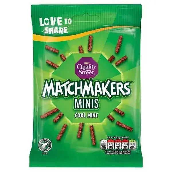 Quality Street Matchmakers Cool Mint Chocolate Box  Adomoo