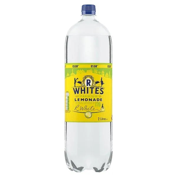 R Whites Premium Lemonade 2 Litres (Case of 6) - Honesty Sales U.K