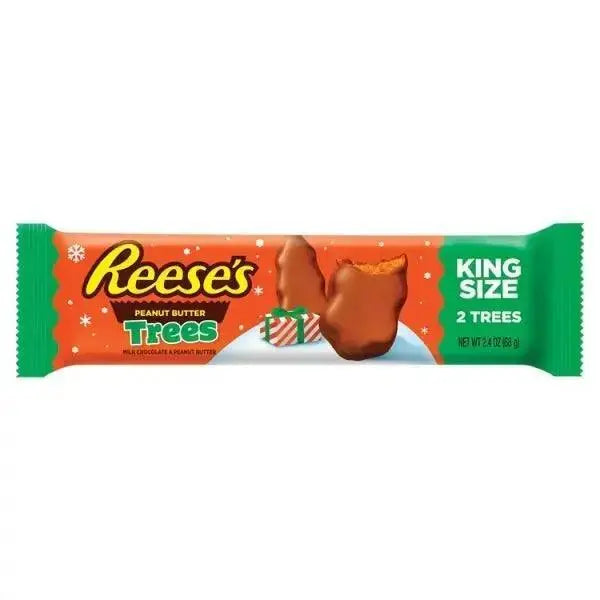 Reeses 2 Milk Chocolate & Peanut Butter Trees King Size 68g (Case of 24)  Adomoo
