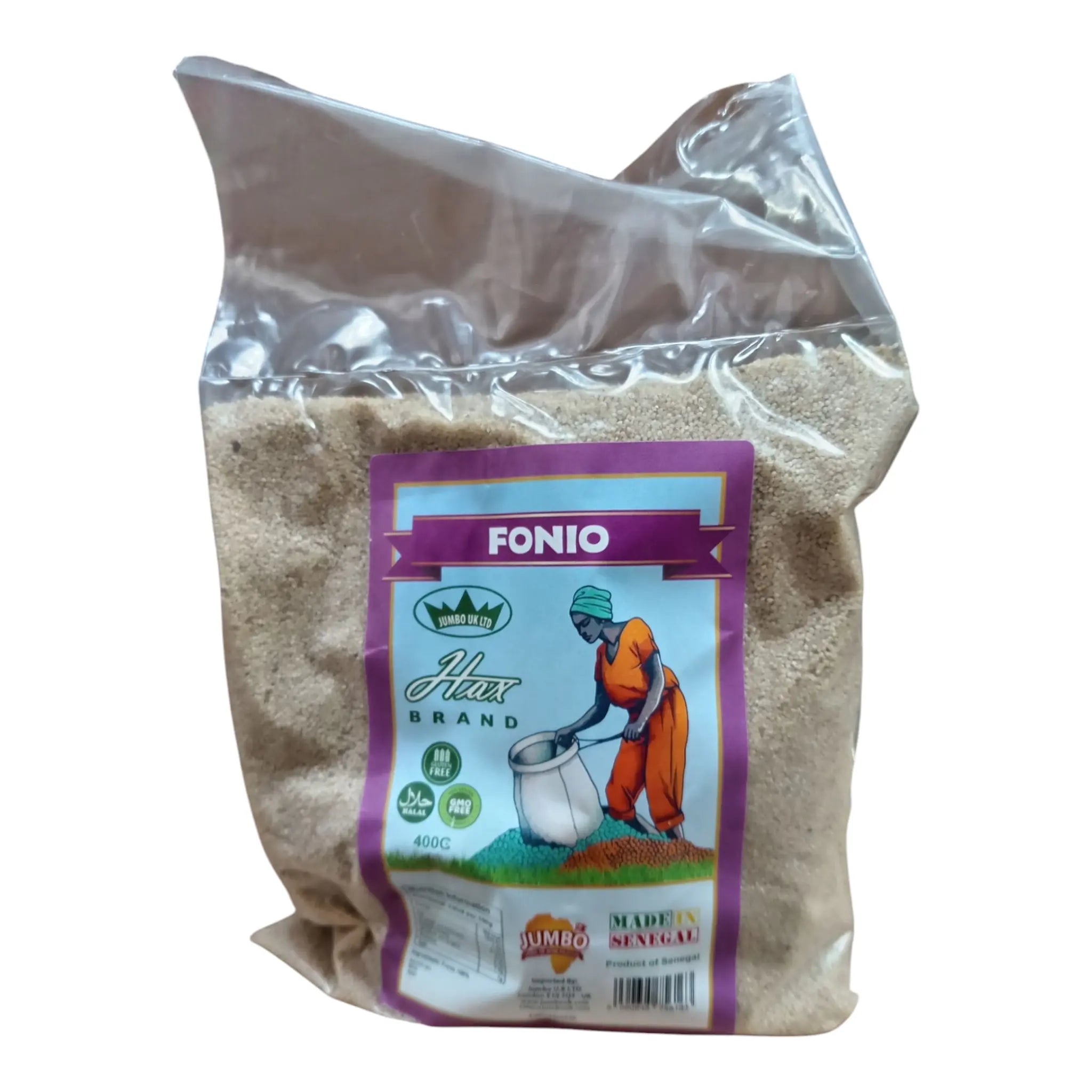 Hax Brand Fonio flour 400g  Adomoo