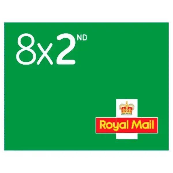 Royal Mail 8 x 2nd Class Book of Stamps  Adomoo