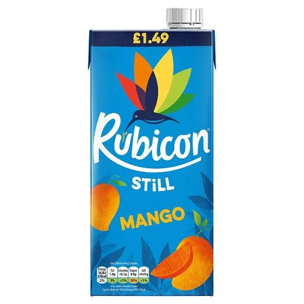 Rubicon Still Mango Juice Drink 1 Litre (Case of 12) - Honesty Sales U.K