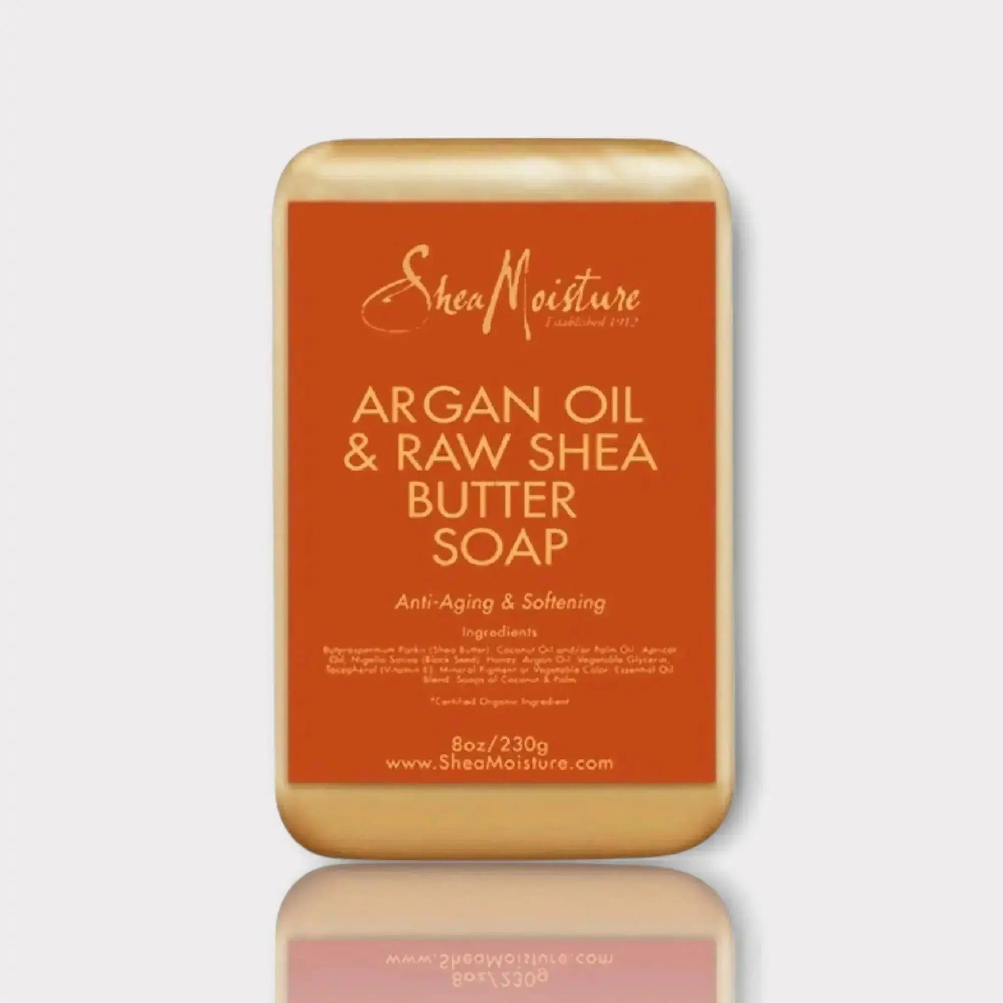 Shea Moisture argan oil & raw shea butter soap  Adomoo