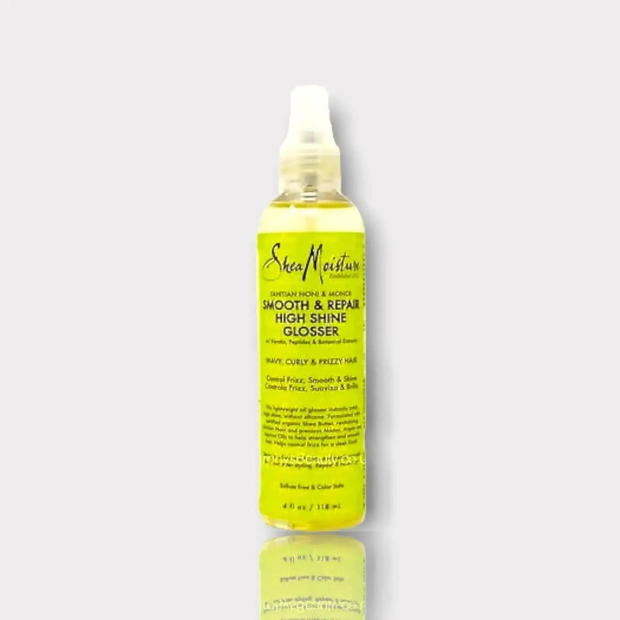 Shea Moisture Tahitian Noni & Monoi Smooth & Repair High Shine Glosser 4oz  Adomoo