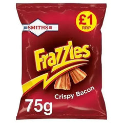 Smiths Frazzles Crispy Bacon Snacks £1 PMP 75g (Case of 15)  Adomoo