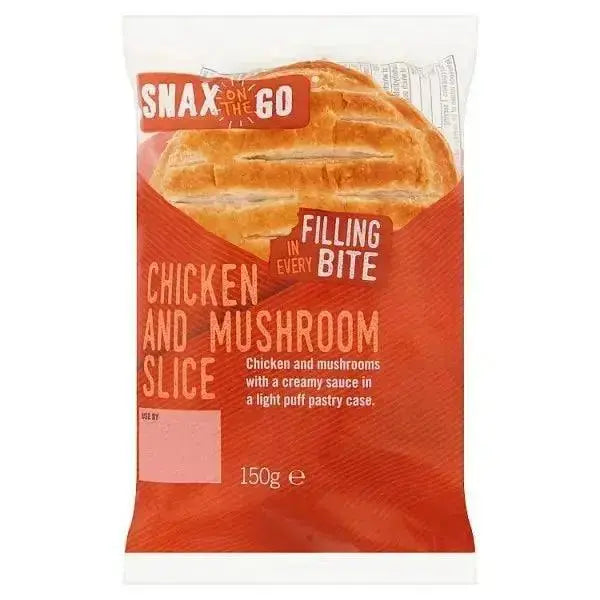 Snax on the Go Chicken and Mushroom Slice 150g (Case of 6)  Adomoo
