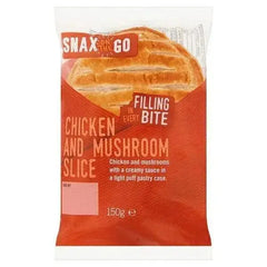 Snax on the Go Chicken and Mushroom Slice 150g (Case of 6)  Adomoo