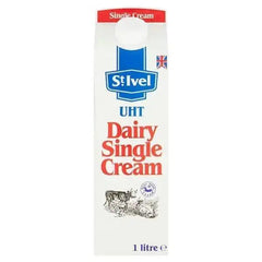 St Ivel UHT Dairy Single Cream 1 Litre  Adomoo