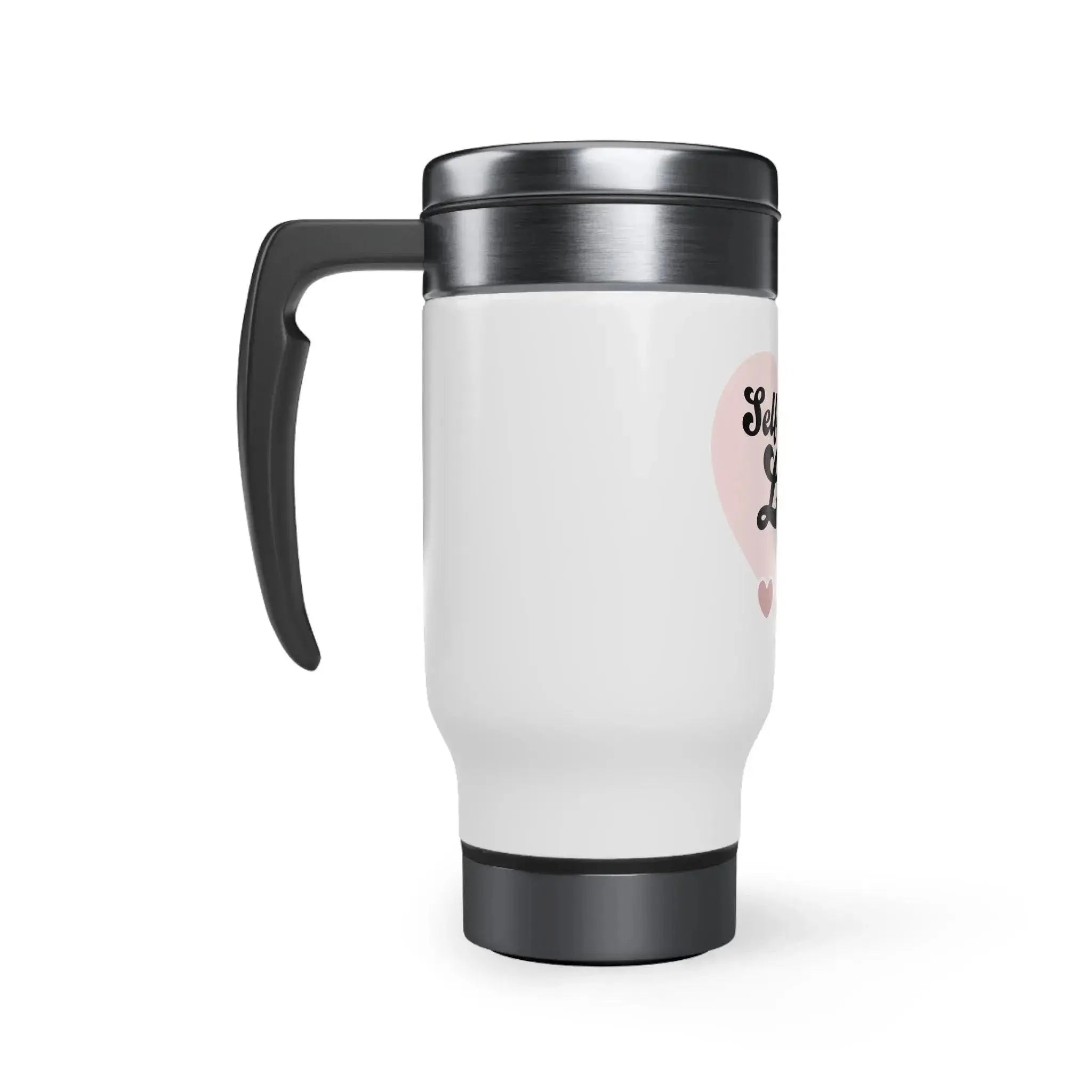 Stainless Steel Travel Mug with Handle, 14oz  Adomoo