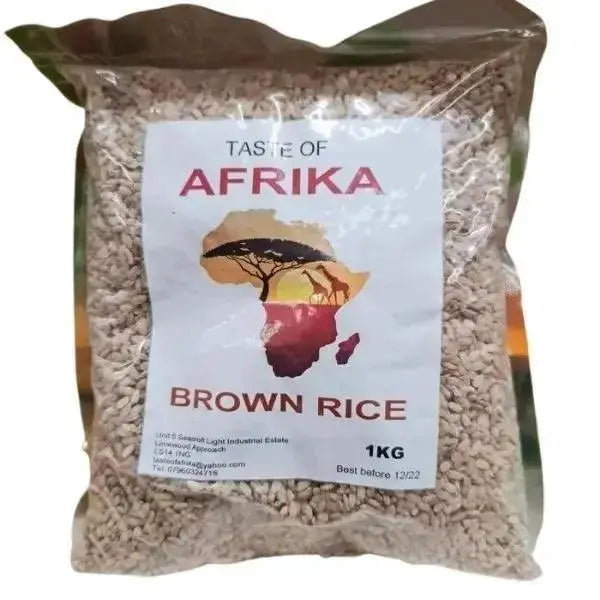 Taste of Africa Brown Rice recipe is a “healthier”  Adomoo