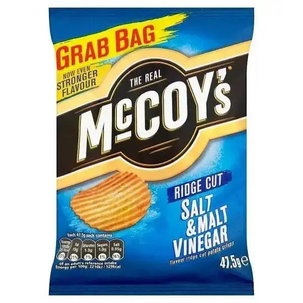 The Real McCoys Salt & Malt Vinegar Flavour (Case of 26)  Adomoo