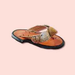 Traditional Ghanaian Royal Slippers (Ahenema)  Adomoo