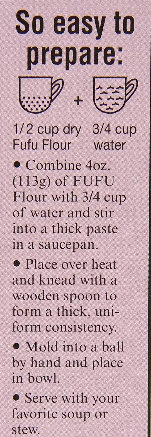 Tropiway Cocoyam Fufu Flour 680g  Adomoo