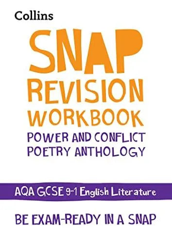 Used AQA Poetry Anthology Power and Conflict Workbook: Ideal for the 2024 and 2025 exams (Collins GCSE Grade 9-1 SNAP Revision) - Softcover - Honesty Sales U.K