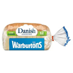 Warburtons Danish Lighter White Bread 400g  Adomoo