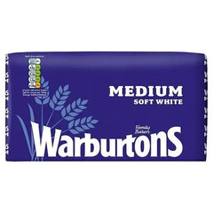 Warburtons Medium Soft White 800g  Adomoo
