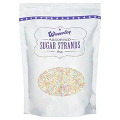Waverley Assorted Sugar Strands 1kg  Adomoo