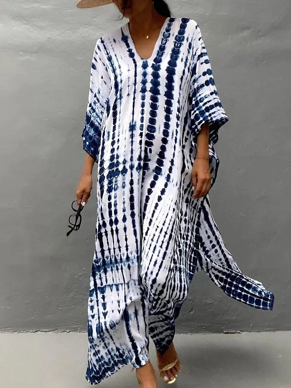 Women's Long Caftans Print Long dress - Honesty Sales U.K