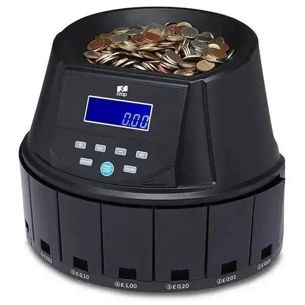 ZZap CS30 Coin Counter & Sorter ZZap CS30 Coin Counter  Adomoo