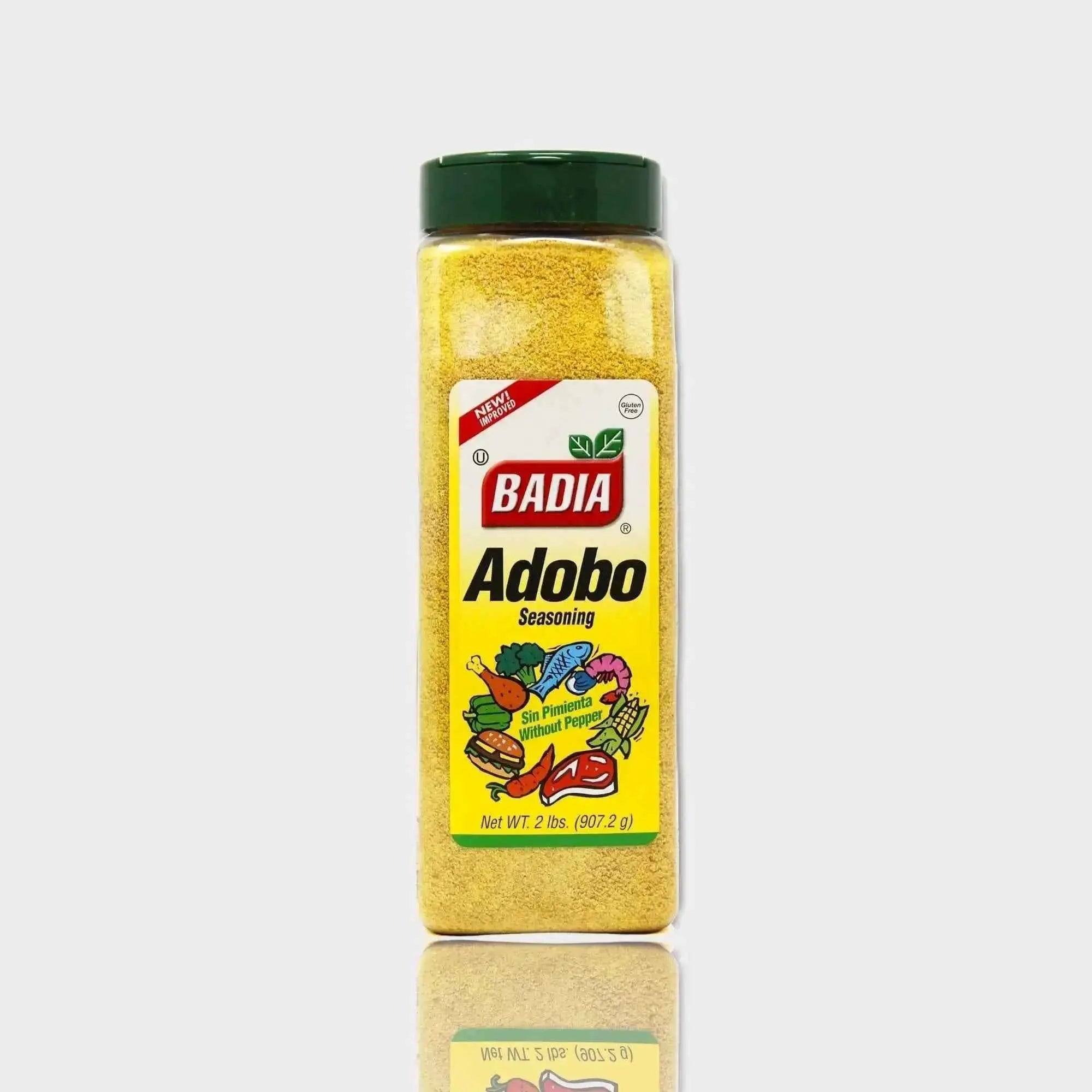Badia Adobo Without Pepper for Meats, Poultry, Fish, Seafood and Vegetables  Adomoo