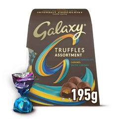 Galaxy Assorted Truffles Milk Chocolate Gift Box of Chocolates 195g (Case of 6)  Adomoo
