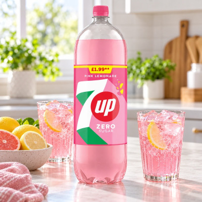 7Up Pink Lemonade 2 Litres (6 x 2ltr)