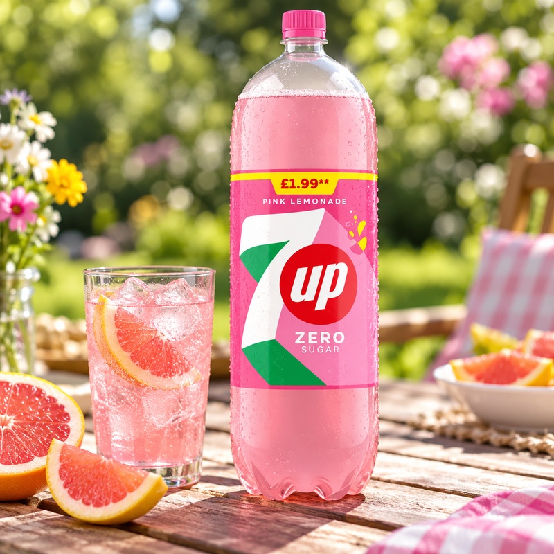 7Up Pink Lemonade 2 Litres (6 x 2ltr)