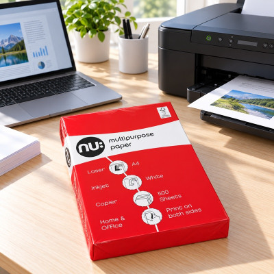 A4 White Copier & Inkjet Paper: 500 Sheets of High-Quality Printing Excellence