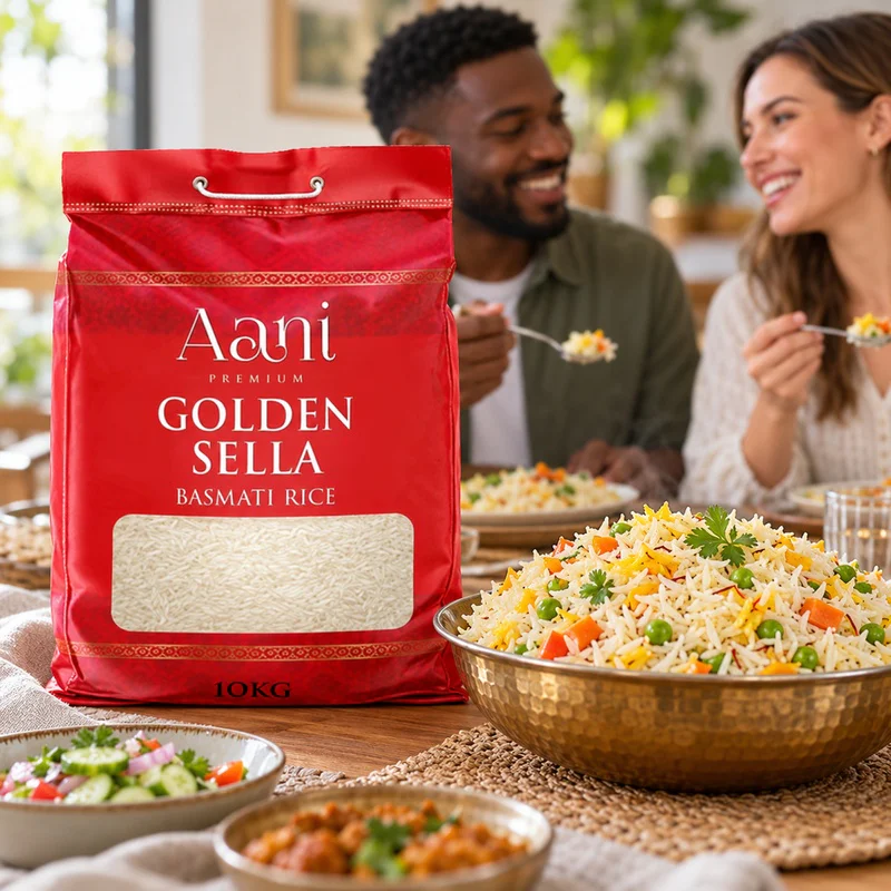 Aani Golden Sella fragrant Basmati Rice 10kg