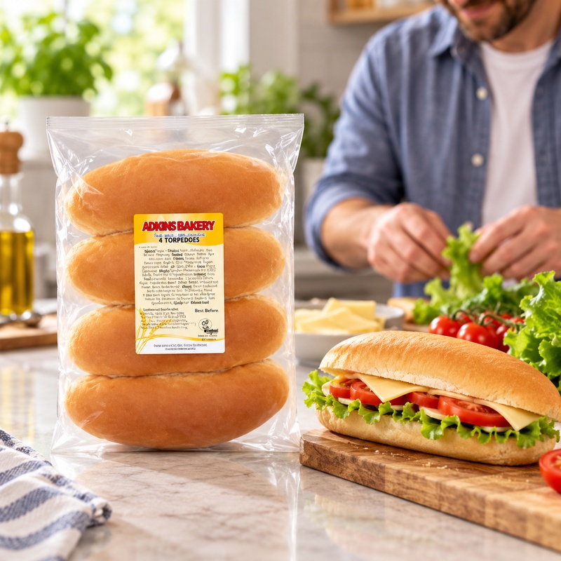 Adkins Bakery 4 Torpedoes (1 x 4s)